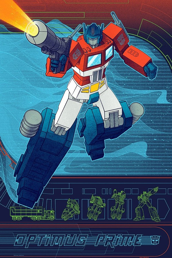 Optimus Prime 24 Hour Print By Kevin Tong Image (1 of 1)